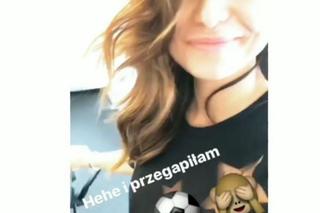 Anna Lewandowska na meczu Bayernu