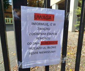 Roboty drogowe na ulicy Błonie w Siedlcach