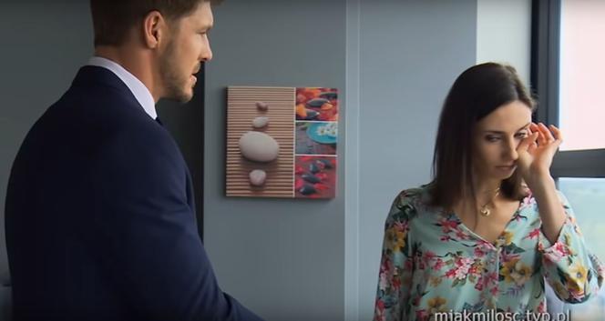 M jak miłość: Weronika (Kaja Walden), Marcin (Mikołaj Roznerski)