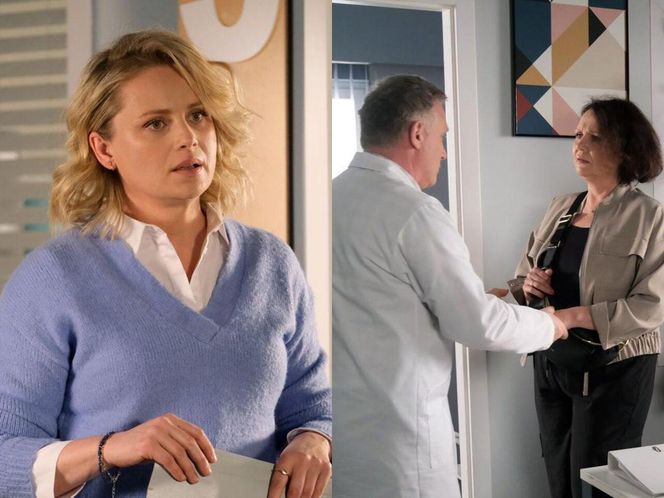 M jak miłość odc. 1813. Judyta (Paulina Chruściel), M jak miłość odc. 1816. Marysia (Małgorzata Pieńkowska), Artur Rogowski (Robert Moskwa)