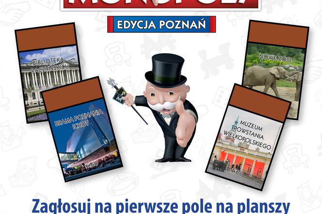 Monopoly Poznań - co znajdzie się na planszy? Zdecydujecie!