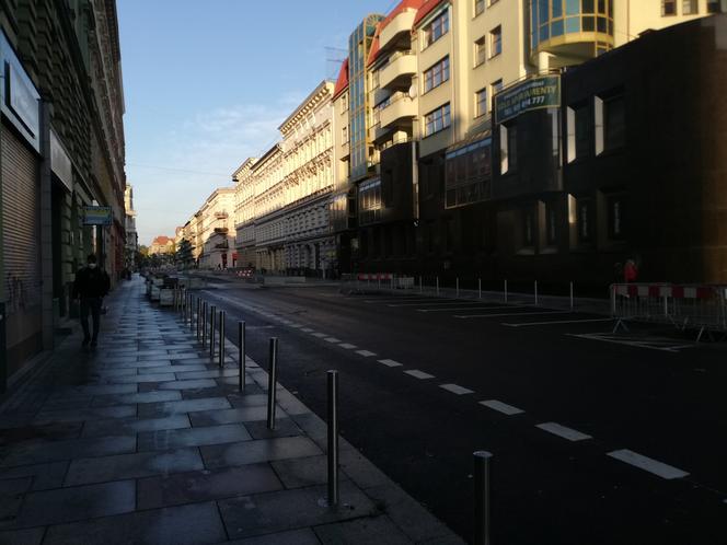Przebudowa ulic w centrum Szczecina - listopad 2020