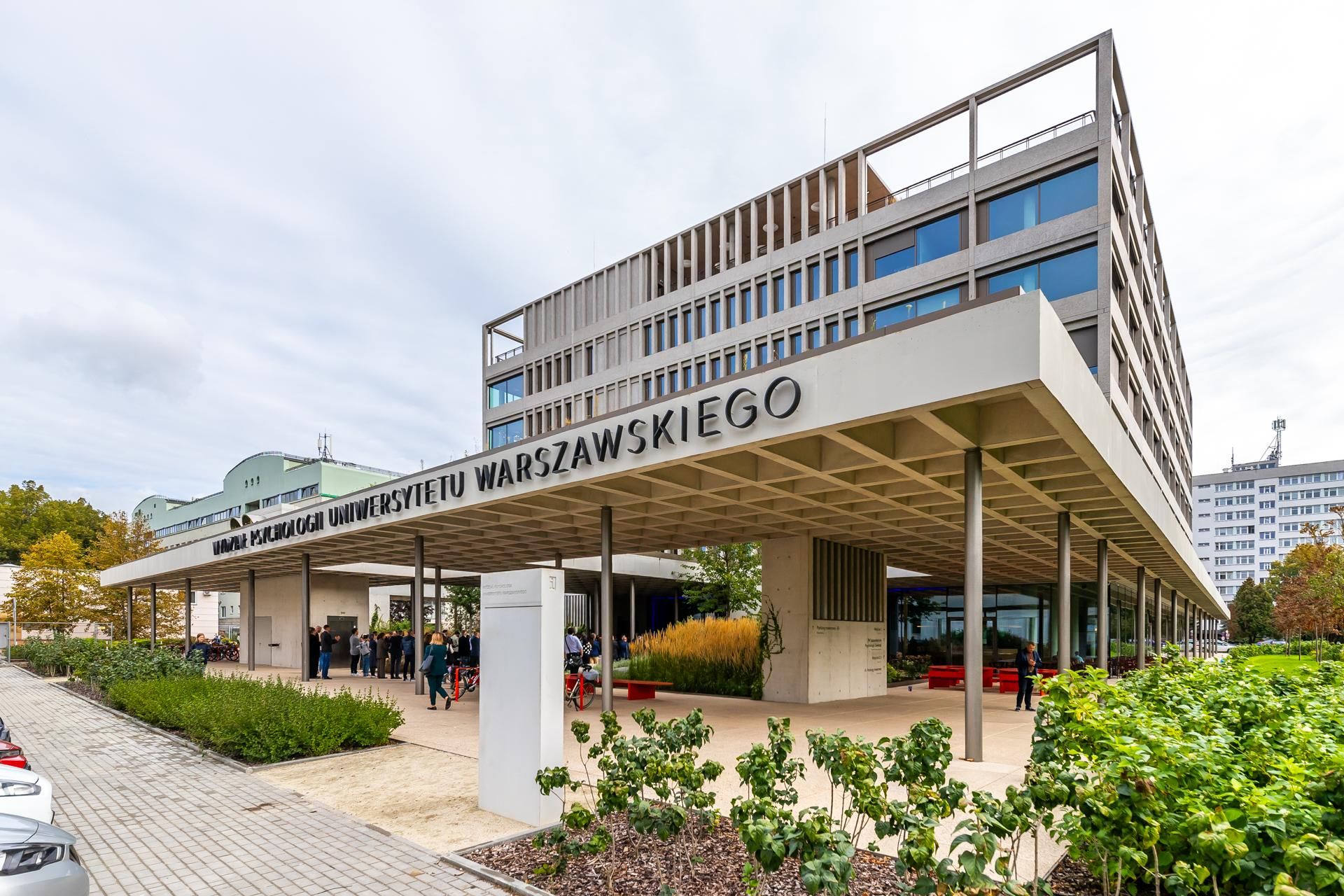 Nowy budynek Wydziału Psychologii Uniwersytetu Warszawskiego