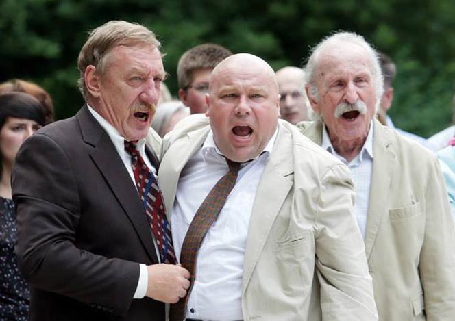 Ranczo 8 sezon ostatni odcinek 104. Solejuk (Sylwester Maciejewski), Hadziuk (Bogdan Kalus), Stach Japycz (Franciszek Pieczka) - za kulisami serialu