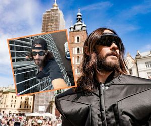  Jared Leto wspiął się na budynek w Krakowie. Widok mrozi krew w żyłach