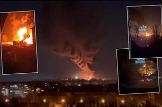 Atak Ukrainy na Donieck. Wielki pożar nad okupowanym rejonem. Płonie skład paliwa 