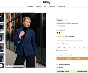 Marynarki i żakiety Sinsay
