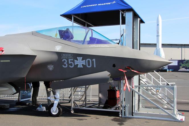 Niemiecki F-35A podczas ILA24