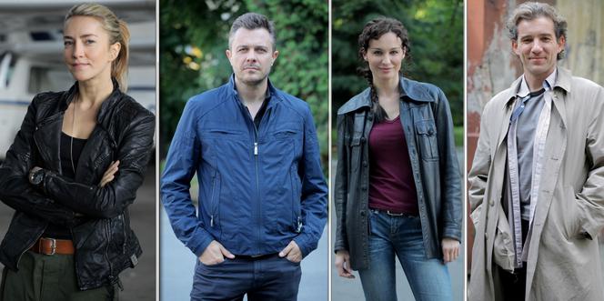 Na krawędzi 2 sezon. Lena Korcz (Kamilla Baar), Tomasz Kamiński (Marek Bukowski), Tamara (Maja Hirsch), Andrzej (Przemysław Sadowski)