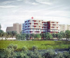 Apartamentowiec nad Odrą we Wrocławiu 