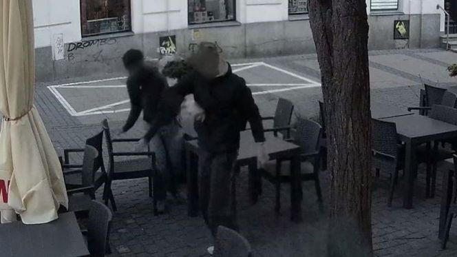 Atak wandali w centrum Lublina