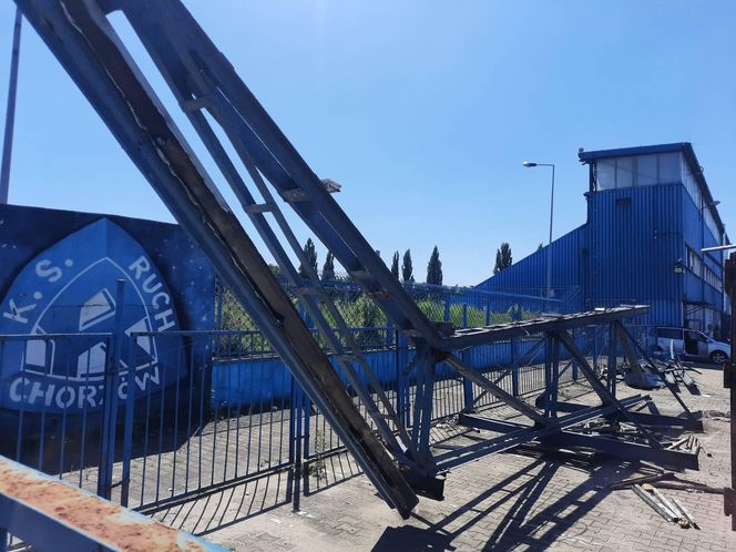 Trwa rozbiórka stadionu Ruchu Chorzów