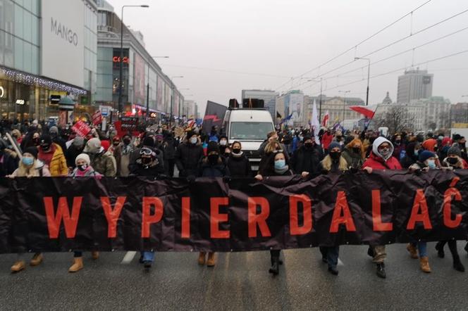 Strajk kobiet w Warszawie