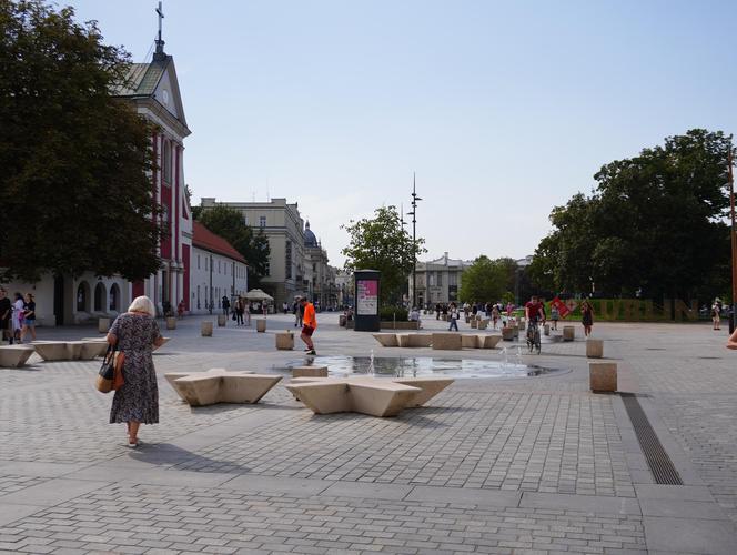 Wrześniowy upał w Lublinie i spokój w centrum miasta