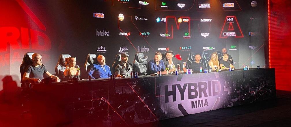 Konferencja w przed galą Hybrid MMA 4  w Zielonej Górze