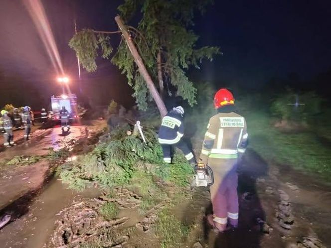Burza przeszła nad regionem. Setki interwencji straży, jedna osoba ranna!