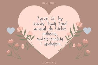 Życzenia od córki dla mamy