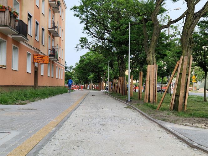 Budowa ścieżek rowerowych na osiedlu Leśnym w Bydgoszczy 