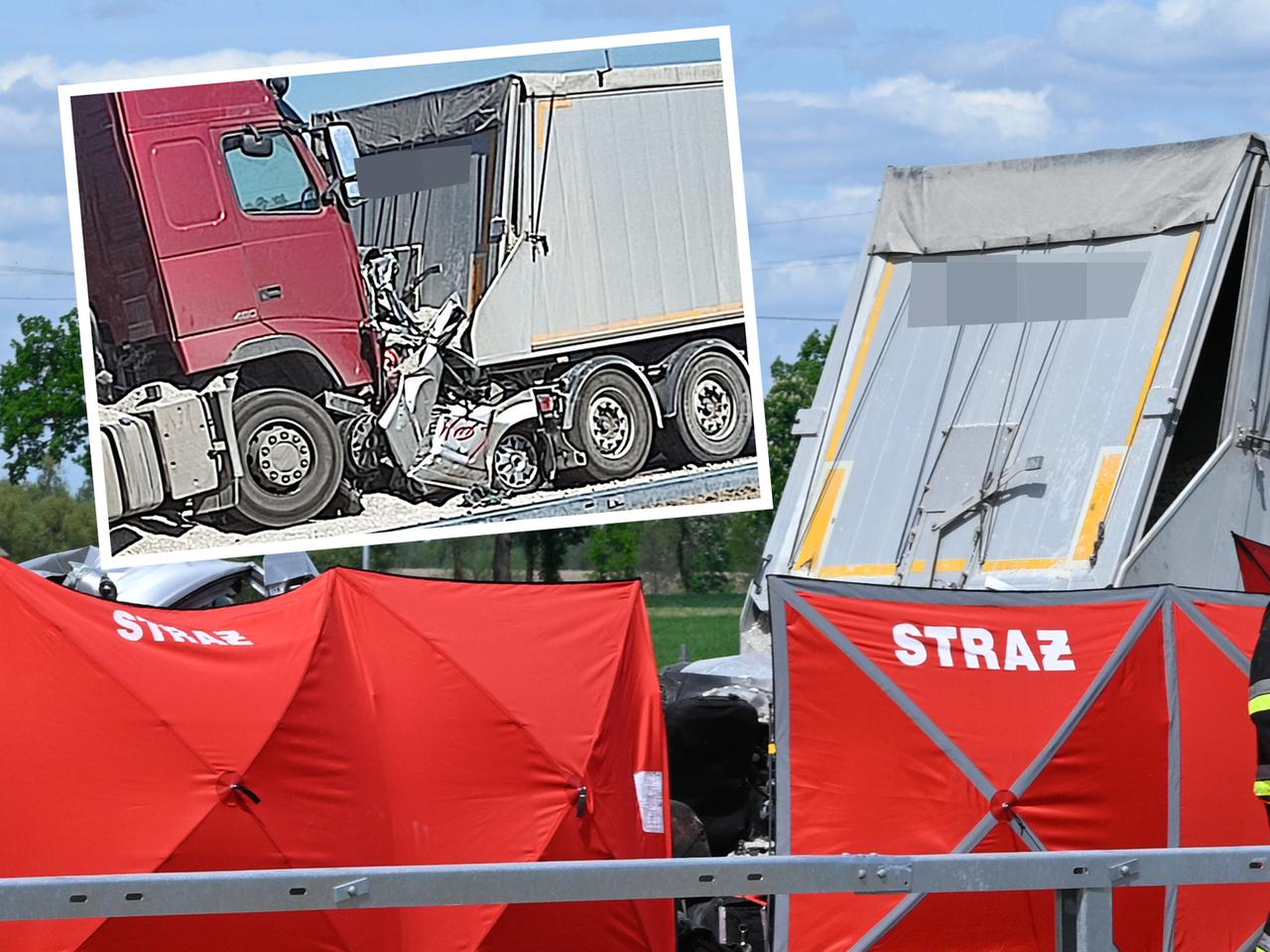 Wojtek, Janusz, Bartosz i Jan stracili życie w drogowym hororze w Niewieścinie