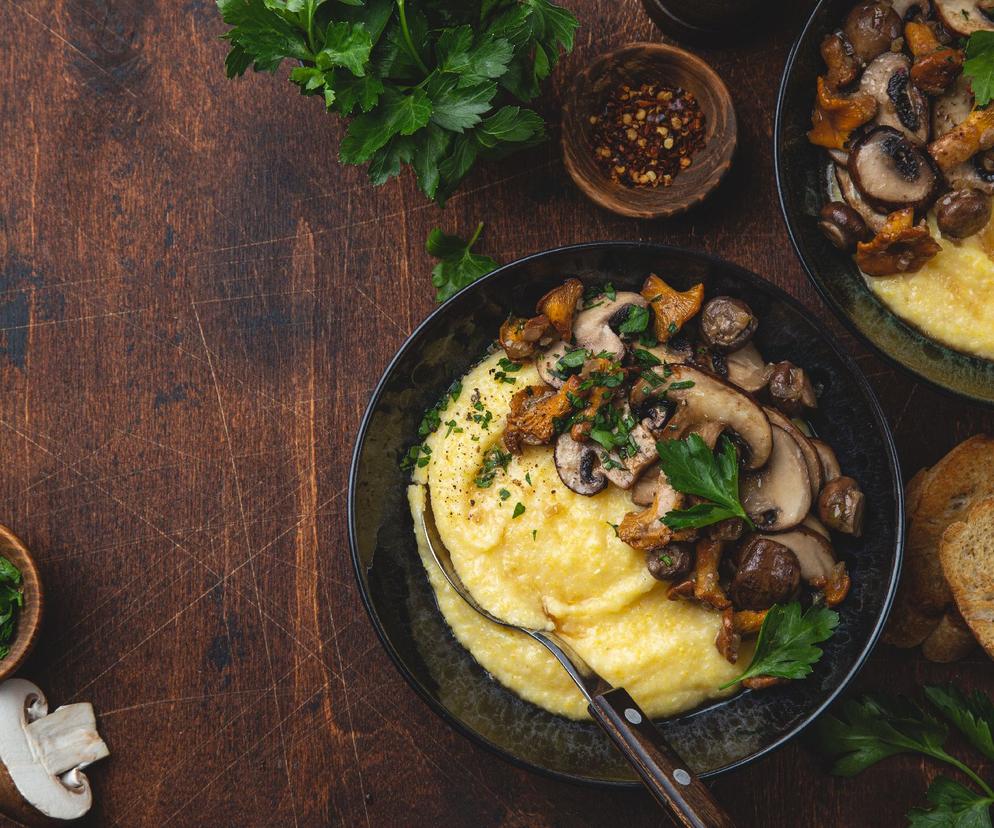Polenta z grzybami - uczta we włoskim stylu
