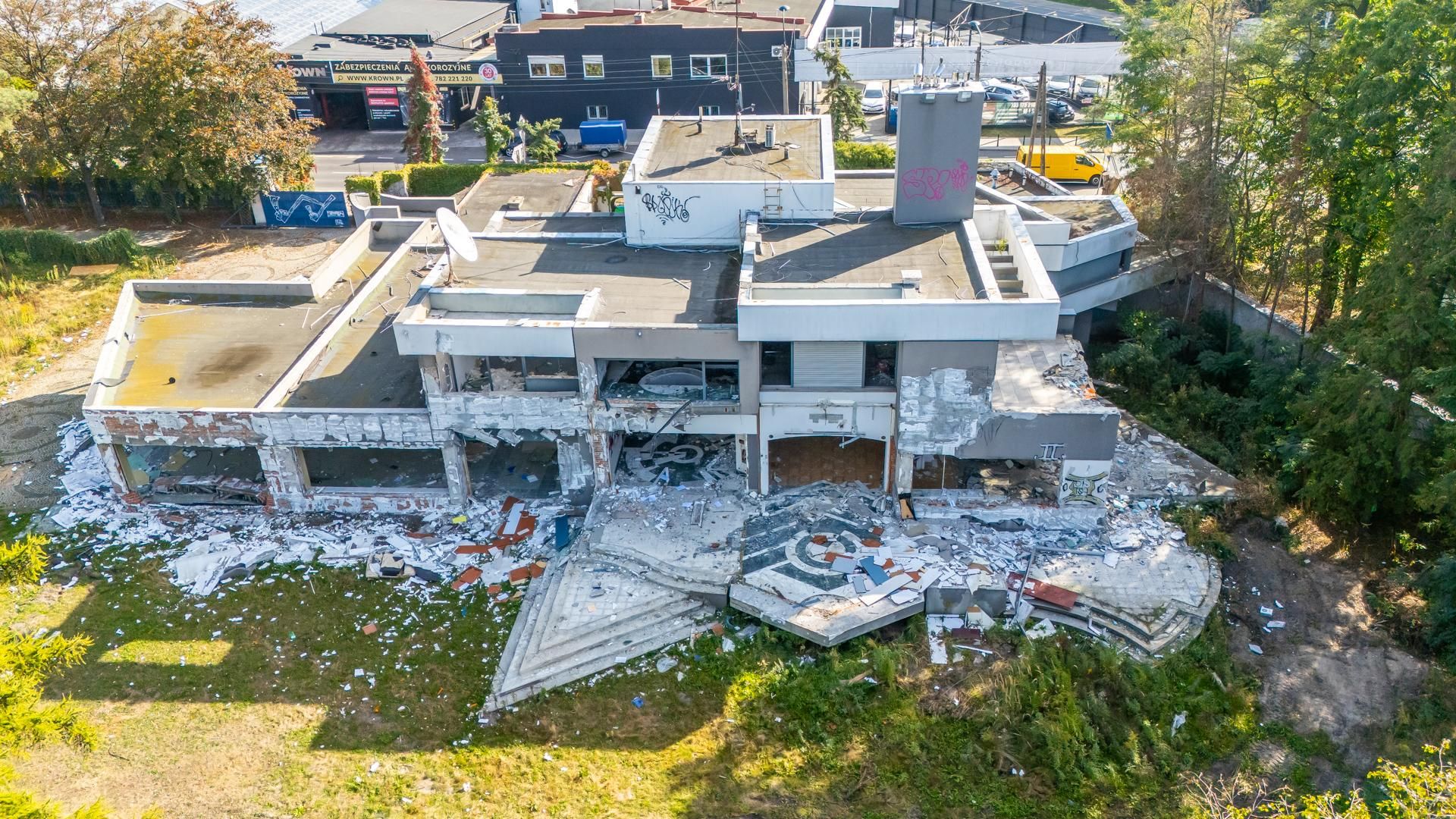 Opuszczona willa przy Ryżowej 72 w Warszawie