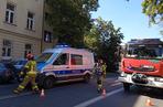 Wypadek na skrzyżowaniu ulic Szkotnik i Mościckiego