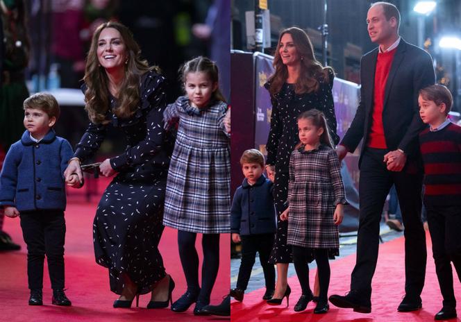 Kate Middleton i książę William z dziećmi