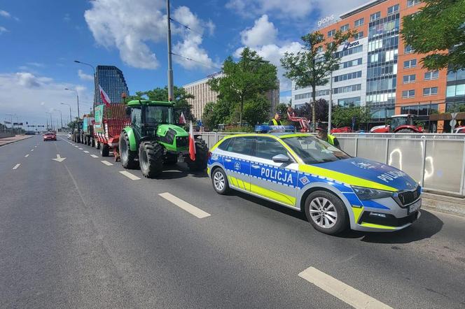 Rolnicy po raz kolejny wyjechali na ulice Poznania! Są utrudnienia dla kierowców