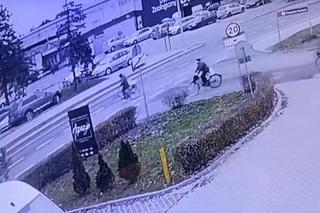 Śmiertelny wypadek w Łukowie! Kamera nagrała tira, który taranuje rowerzystkę [ZDJĘCIA]