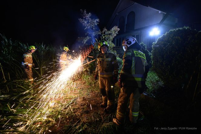 Nawałnice na Podkarpaciu. Strażacy: "Ta noc minęła spokojnie"
