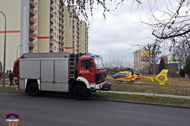 Tragedia na osiedlu w Tychach. 53-latek zmarł mimo interwencji LPR