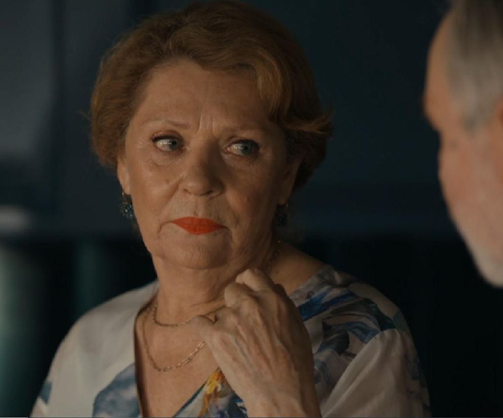 Barwy szczęścia, odcinek 3120. Józefina (Elżbieta Jarosik), Andrzej (Leon Charewicz)