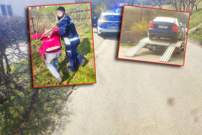  Ucieczka przed policjantami w Sowinie