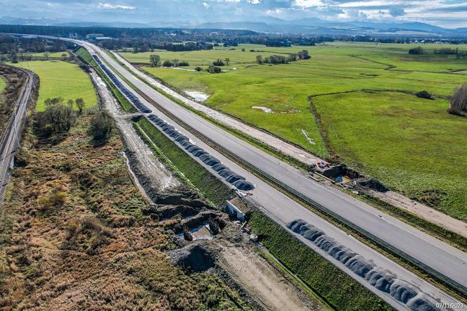 Budowa zakopianki DK 47 Rdzawka - Nowy Targ