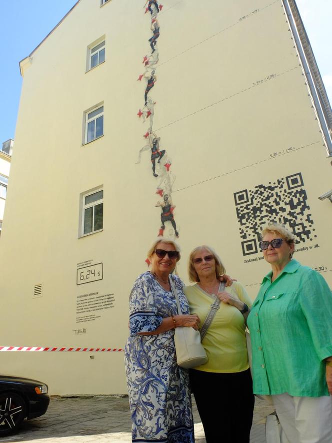  Lublin uczcił Aleksandrę Mirosław. W centrum miasta powstał niesamowity mural z mistrzynią olimpijską w roli głównej