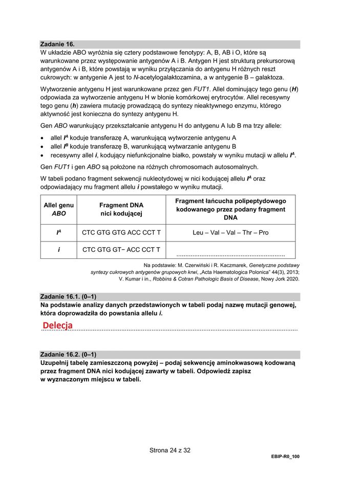 Matura 2025 biologia rozszerzona: ODPOWIEDZI do wszystkich zadań, gotowe rozwiązania matury z biologii rozszerzonej - Formuła 2015 [9.05.2025]	