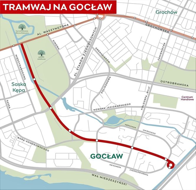 Tramwaj na Gocław coraz bliżej. Do centrum w 20 minut. Padła data