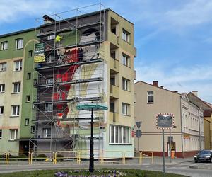 Kolejny mural powstaje w Szczecinku