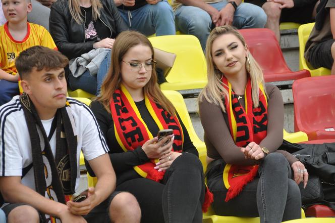 Korona Kielce - Ruch Chorzów. Zdjęcia kibiców na Suzuki Arenie