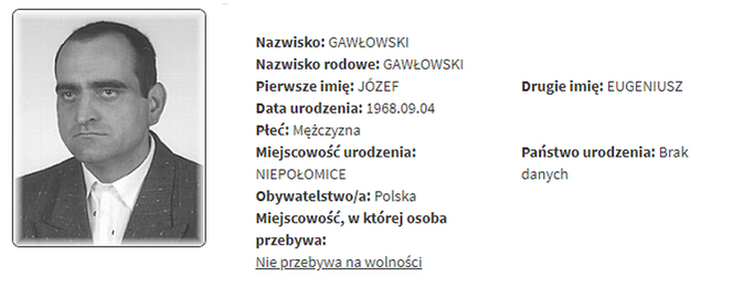 GAWŁOWSKI JÓZEF