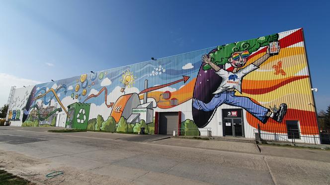 Mural na Centrum Recyklingu