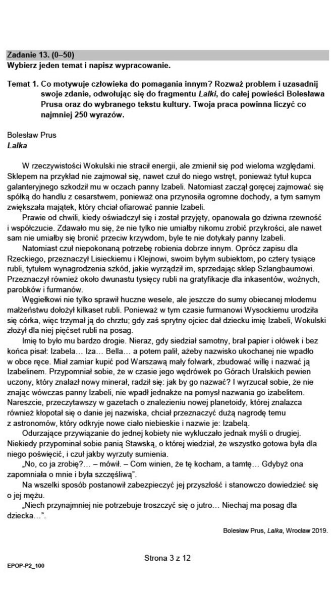 Matura 2025 FORMUŁA 2015