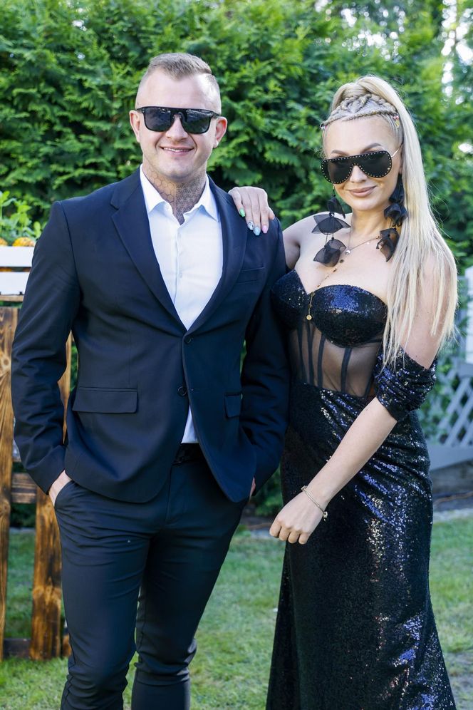 Dawid Narożny z żoną Joanną