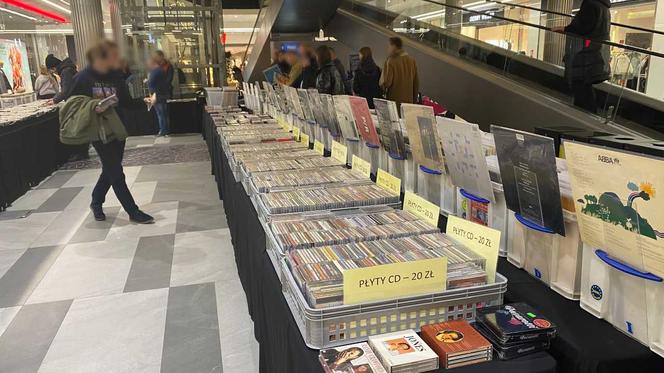 Kiermasz płytowy w galerii Focus Mall Zielona Góra 