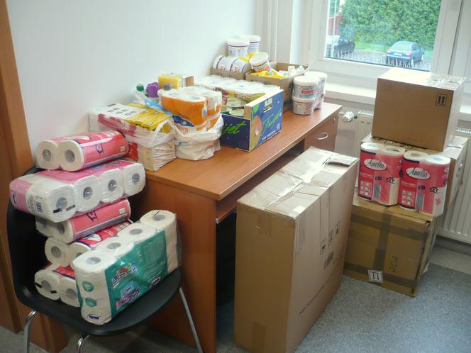 Policjanci z bydgoskich Wyżyn  wraz z OSP w Szubinie zorganizowali zbiórkę pieniędzy dla Sośna