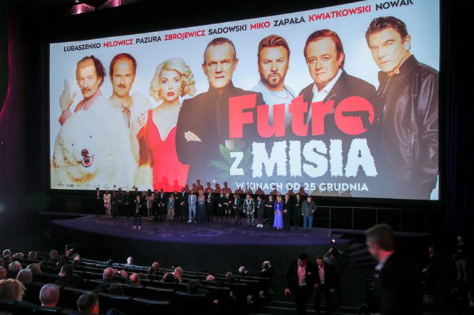 Ewa Brodnicka na premierze filmu "Futro z misia" 