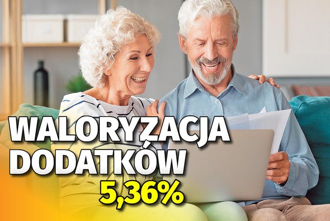 Takie dodatki emeryckie otrzymasz przy wskaźniku 5,36%