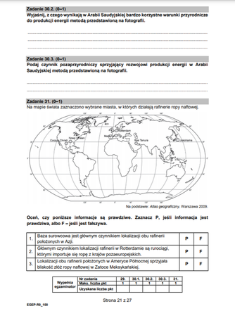 Matura próbna 2021: Geografia poziom rozszerzony. Zobacz arkusze CKE i odpowiedzi