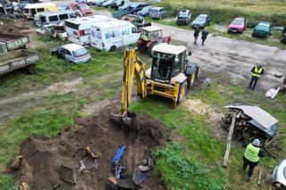 Nielegalne składowisko odpadów