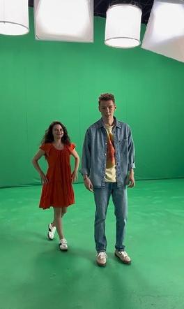 M jak miłość. Basia (Karina Woźniak), Michał (Igor Pawłowski)